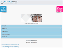 Tablet Screenshot of mapleweb.ca